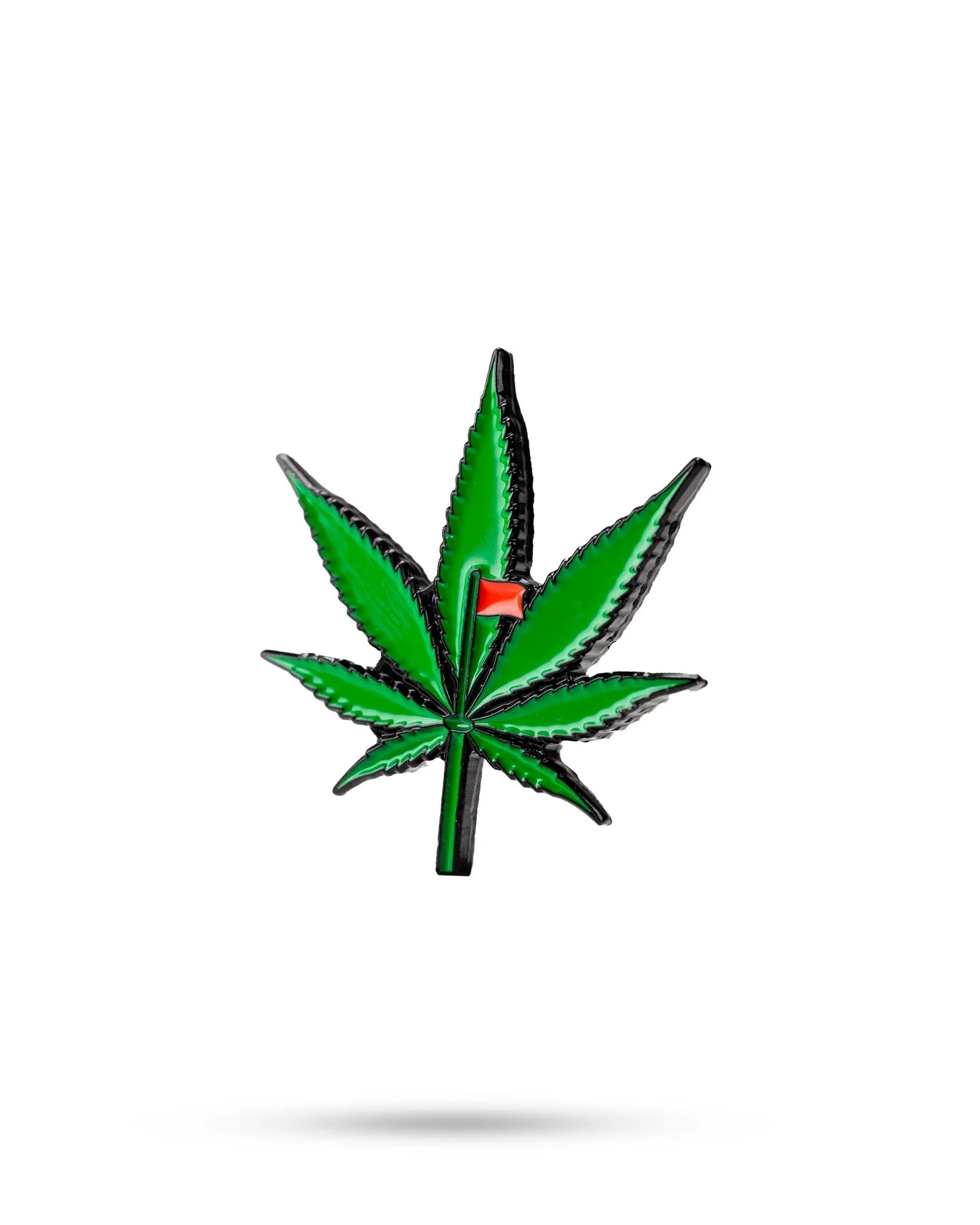 Pins and Aces Pot Leaf Ball Marker - Image 2