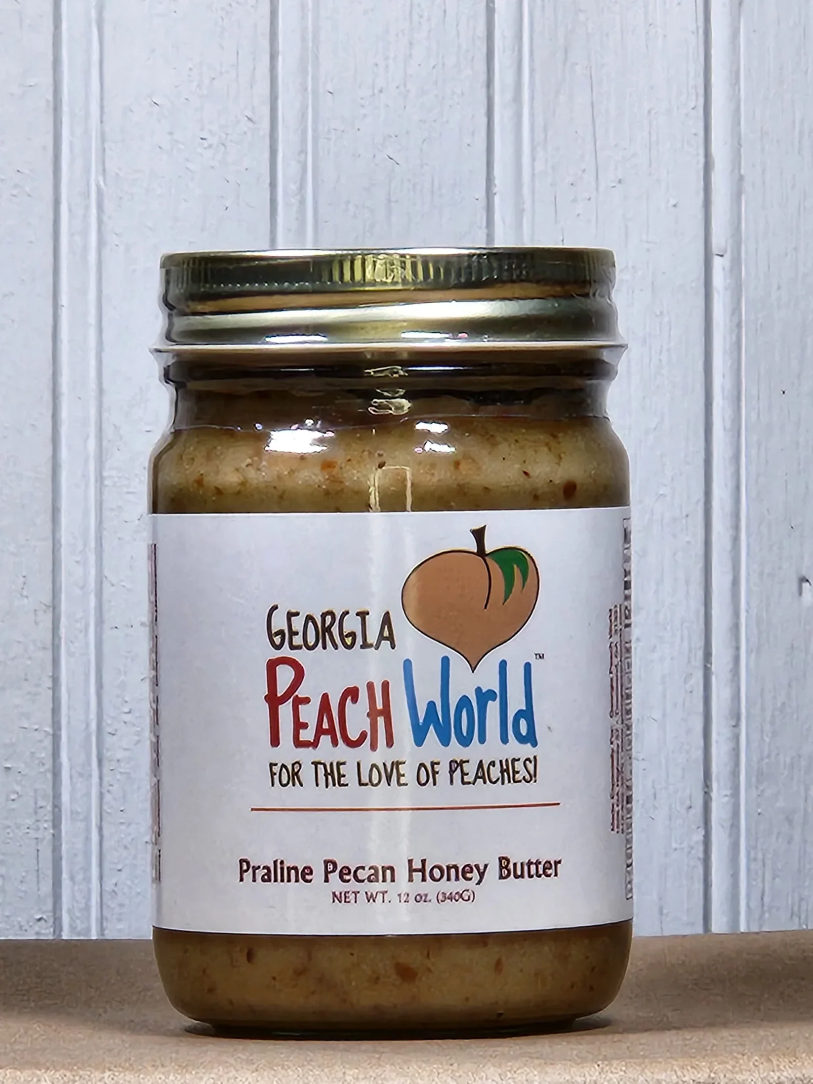 Georgia Peach Praline Pecan Honey Butter