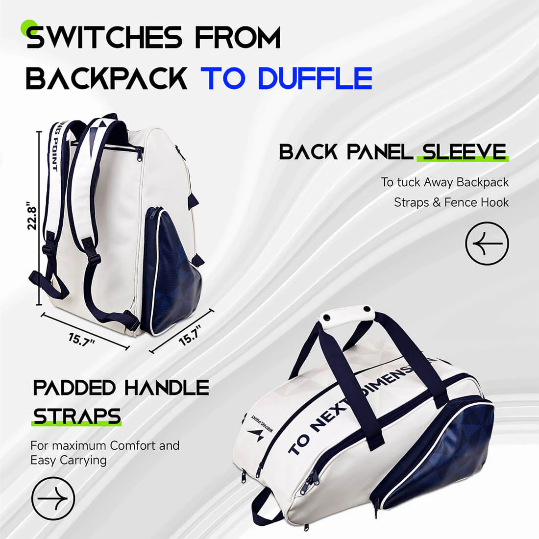 Warping Point Pro Team Pickleball Bag - Image 2