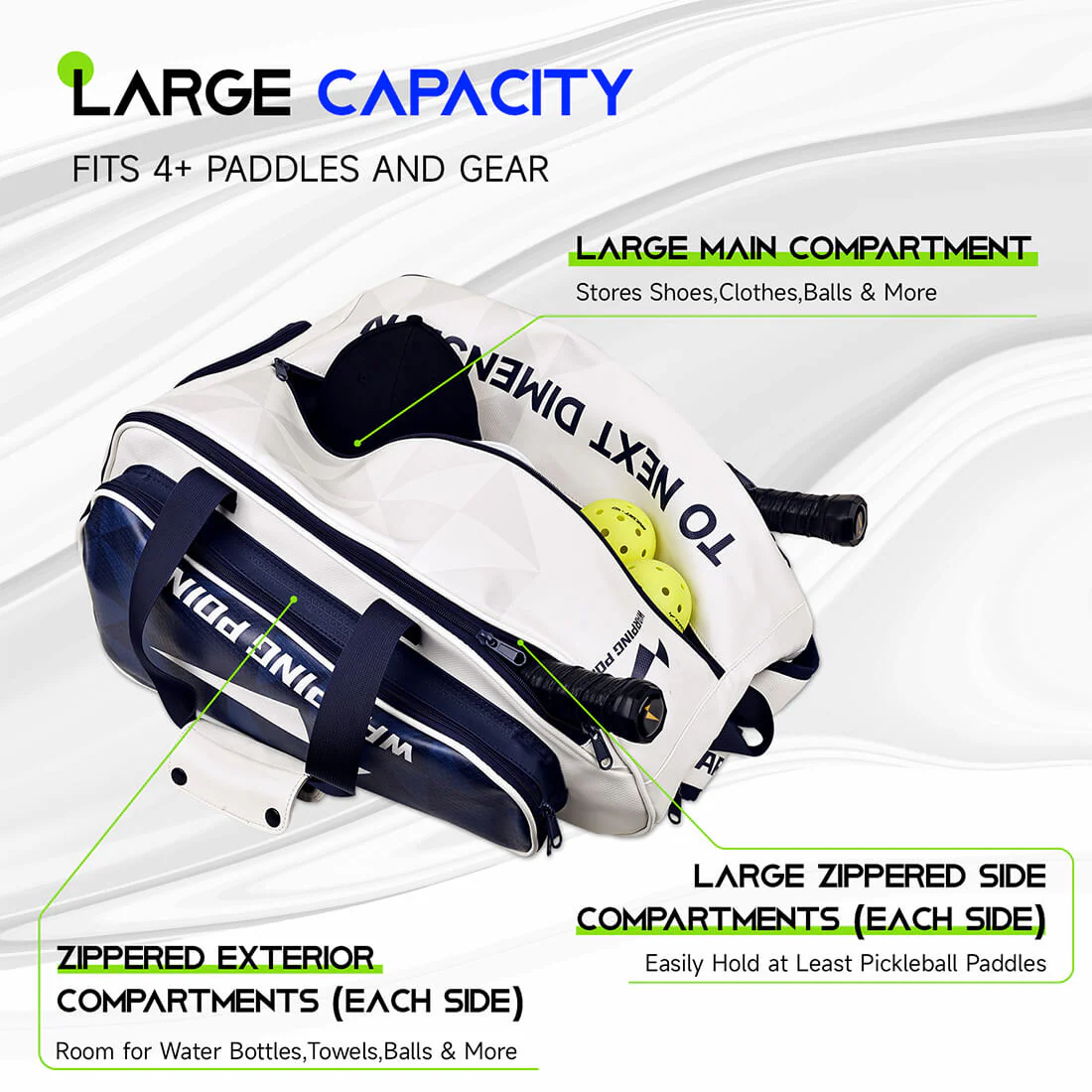 Warping Point Pro Team Pickleball Bag - Image 3
