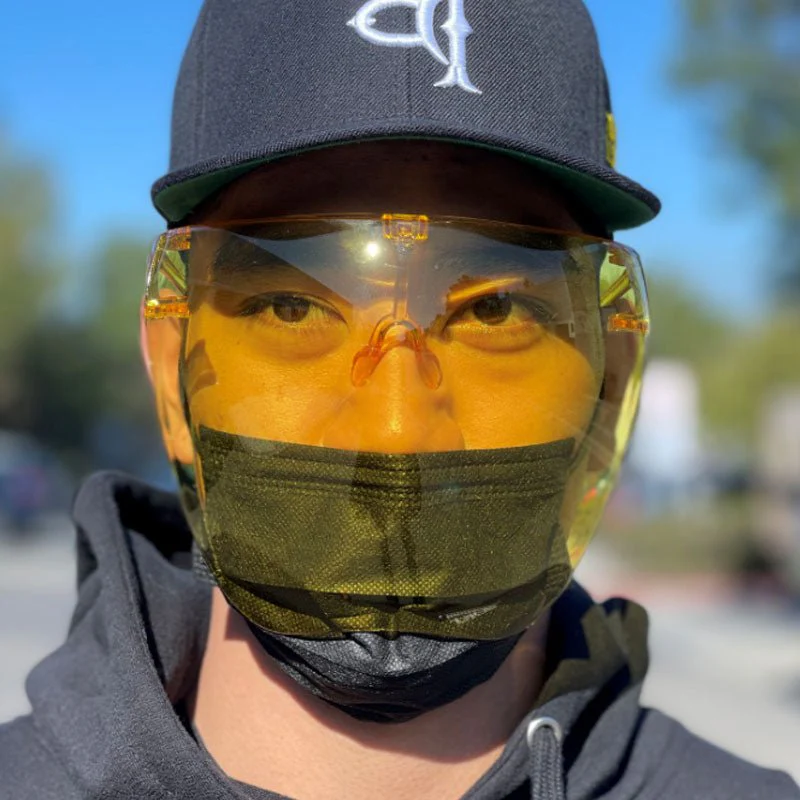 zeroUV Protective Face Shield Full Cover Visor Glasses/Sunglasses (Anti-Fog) D188 - Image 5