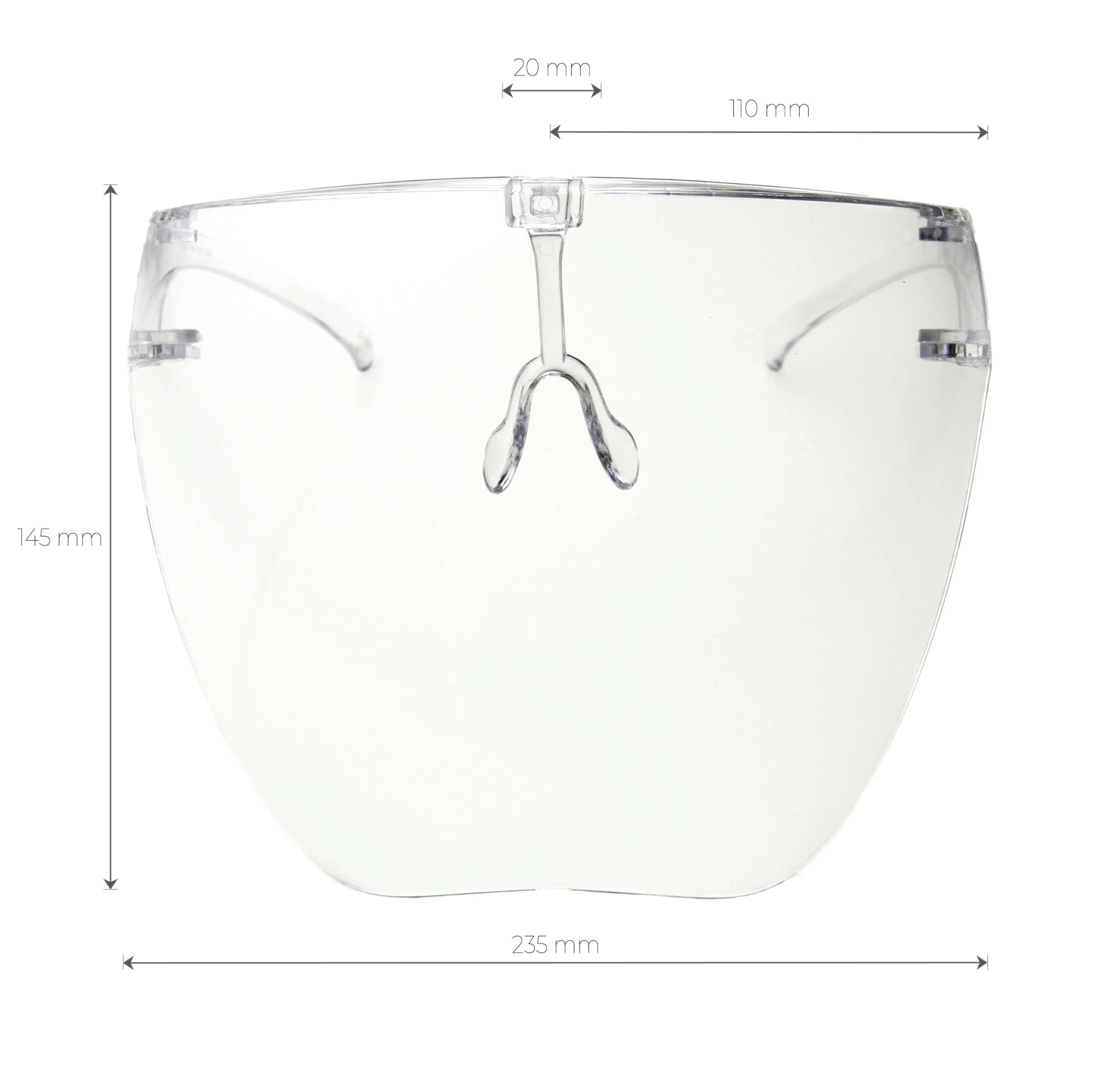 zeroUV Protective Face Shield Full Cover Visor Glasses/Sunglasses (Anti-Fog) D188 - Image 7