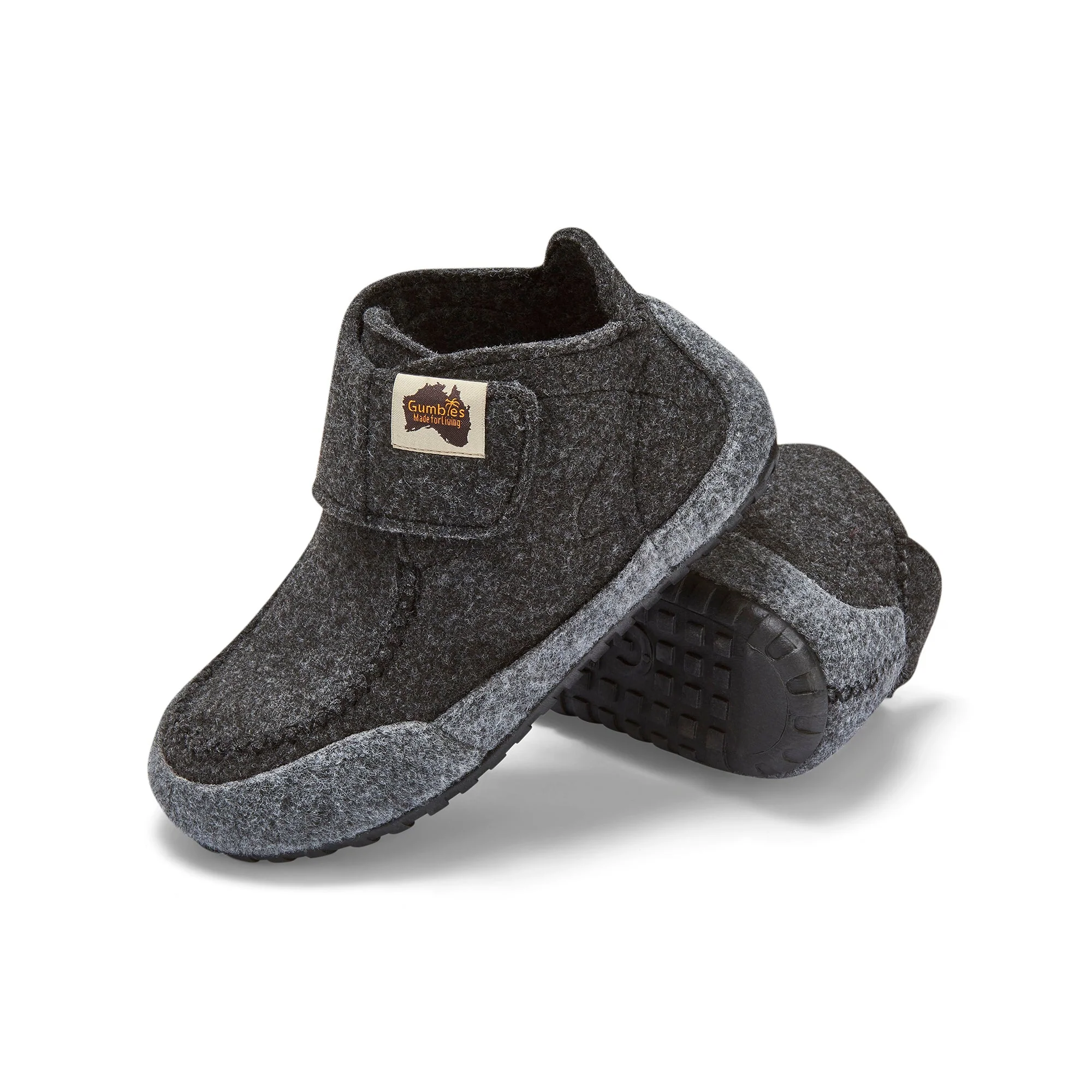 Gumbies Quokka - Men's - Charcoal & Grey