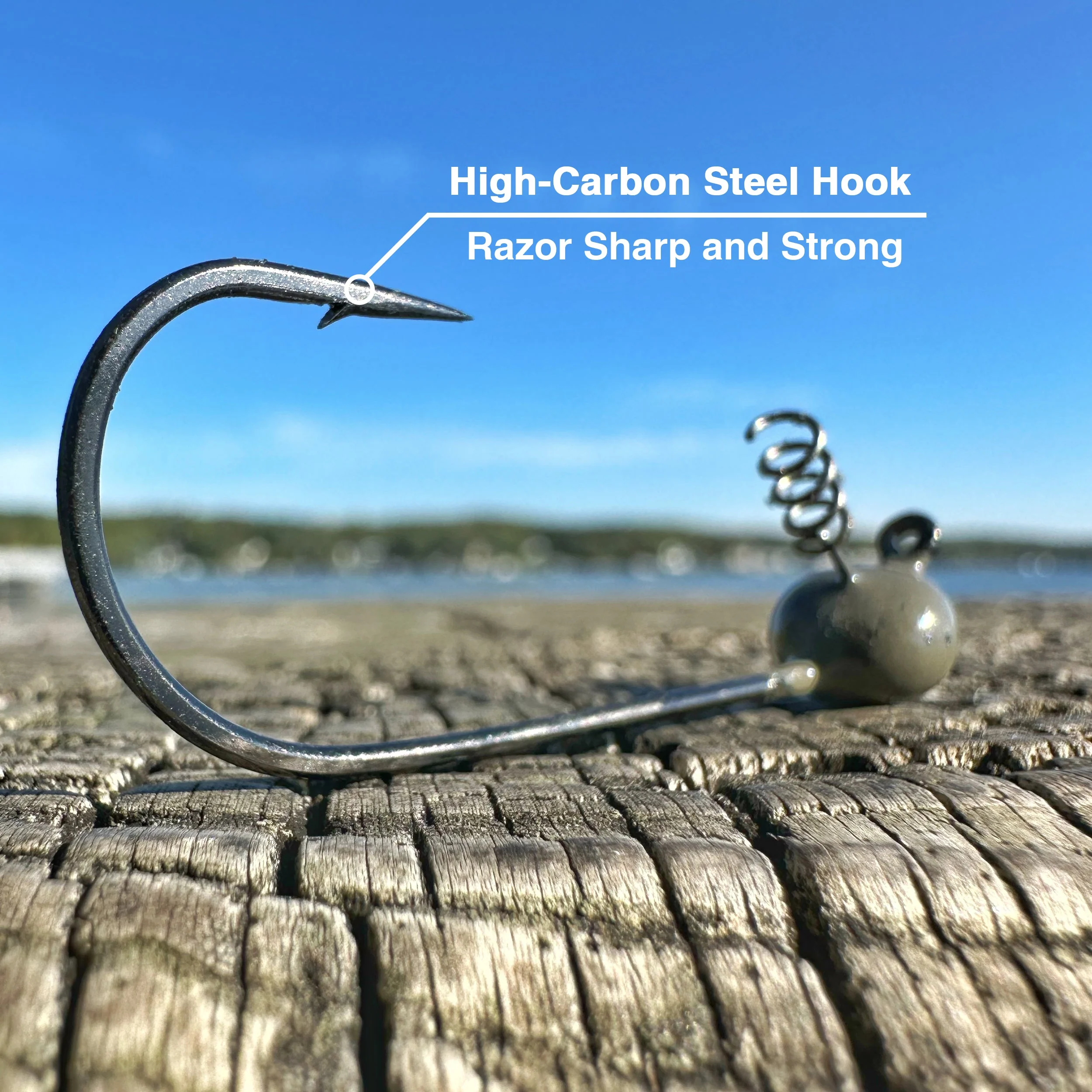 Reaction Tackle Tungsten Shaky Head Jigs 5-Pack - Image 3
