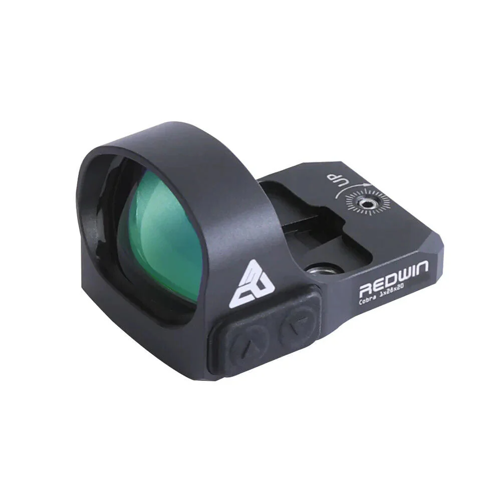 Red Win Cobra 28x20 Green Dot Sight - ALS & Manual, IPX67, 8-Level Illumination - Image 4