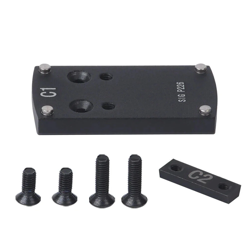 Red Win Pistol Sight Mount Bases - Glk, 1911, Sig, Beretta, Springfield, HK - Image 5