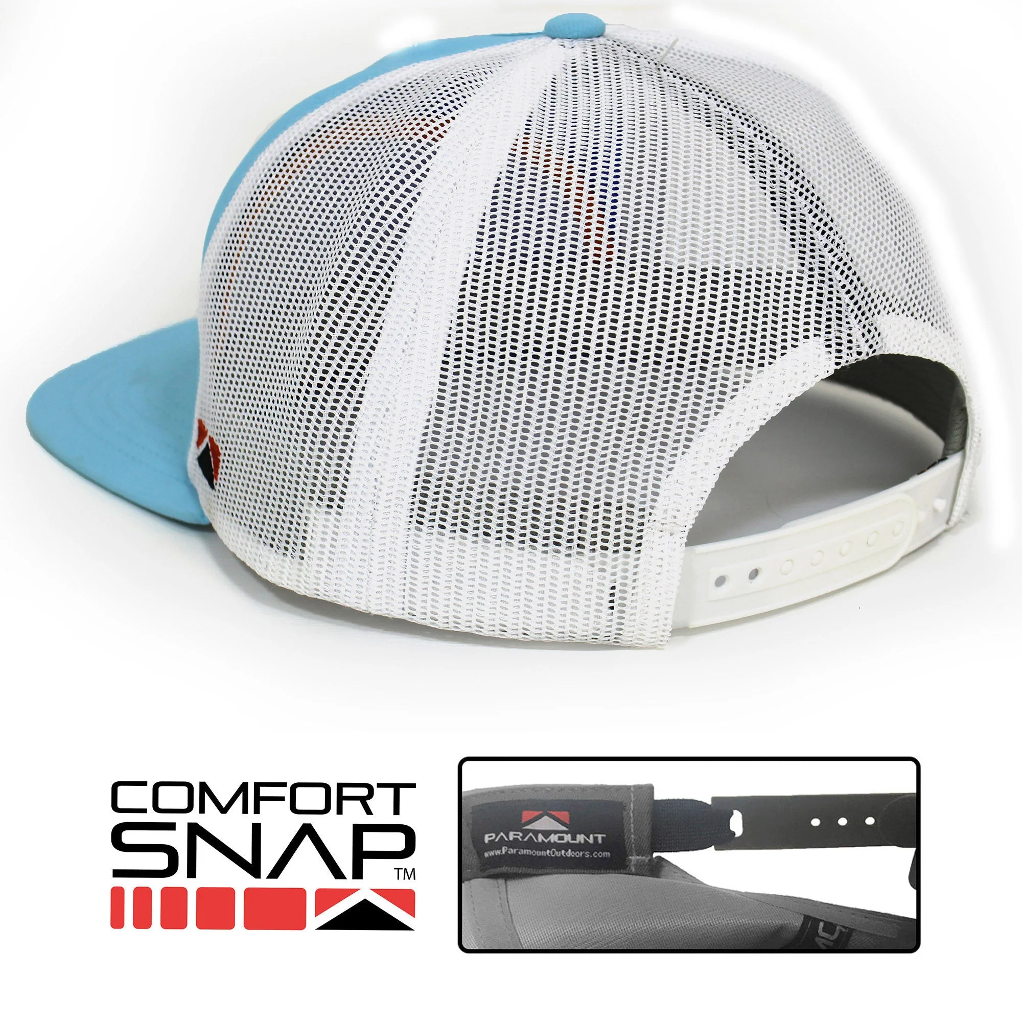 Paramount Outdoors Redfish Tail Mesh Back Performance Hat - Image 8