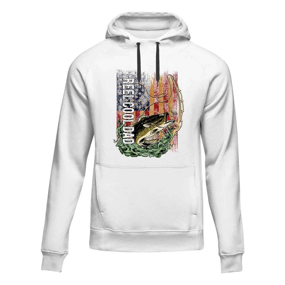 Outdoorzees Reel Cool Dad Unisex Hoodie - Image 2
