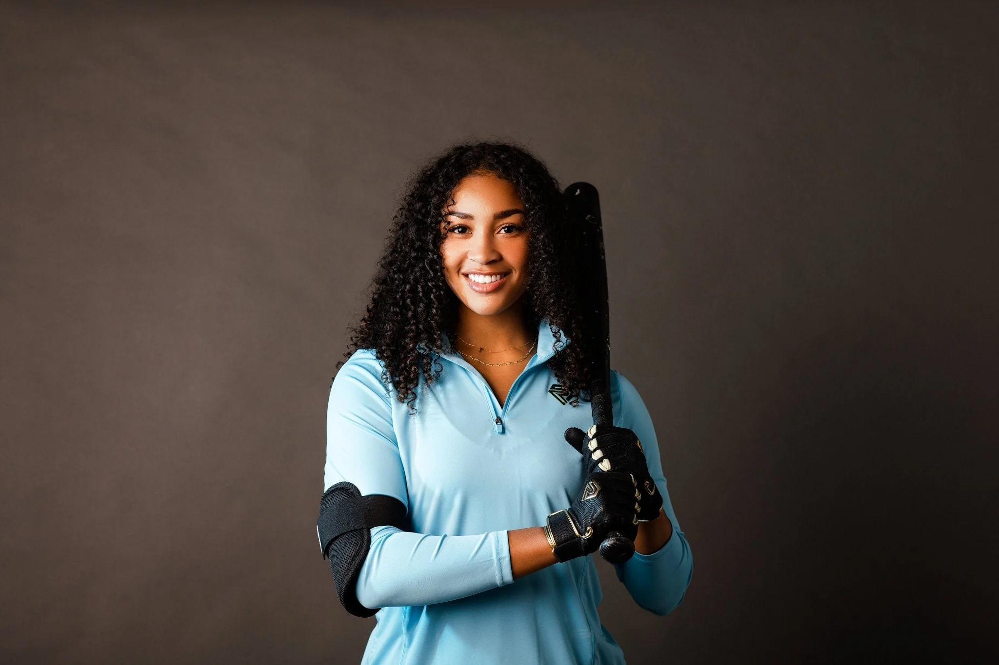 Resilient SFBL Championship Fastpitch Batting gloves - Black and Gold