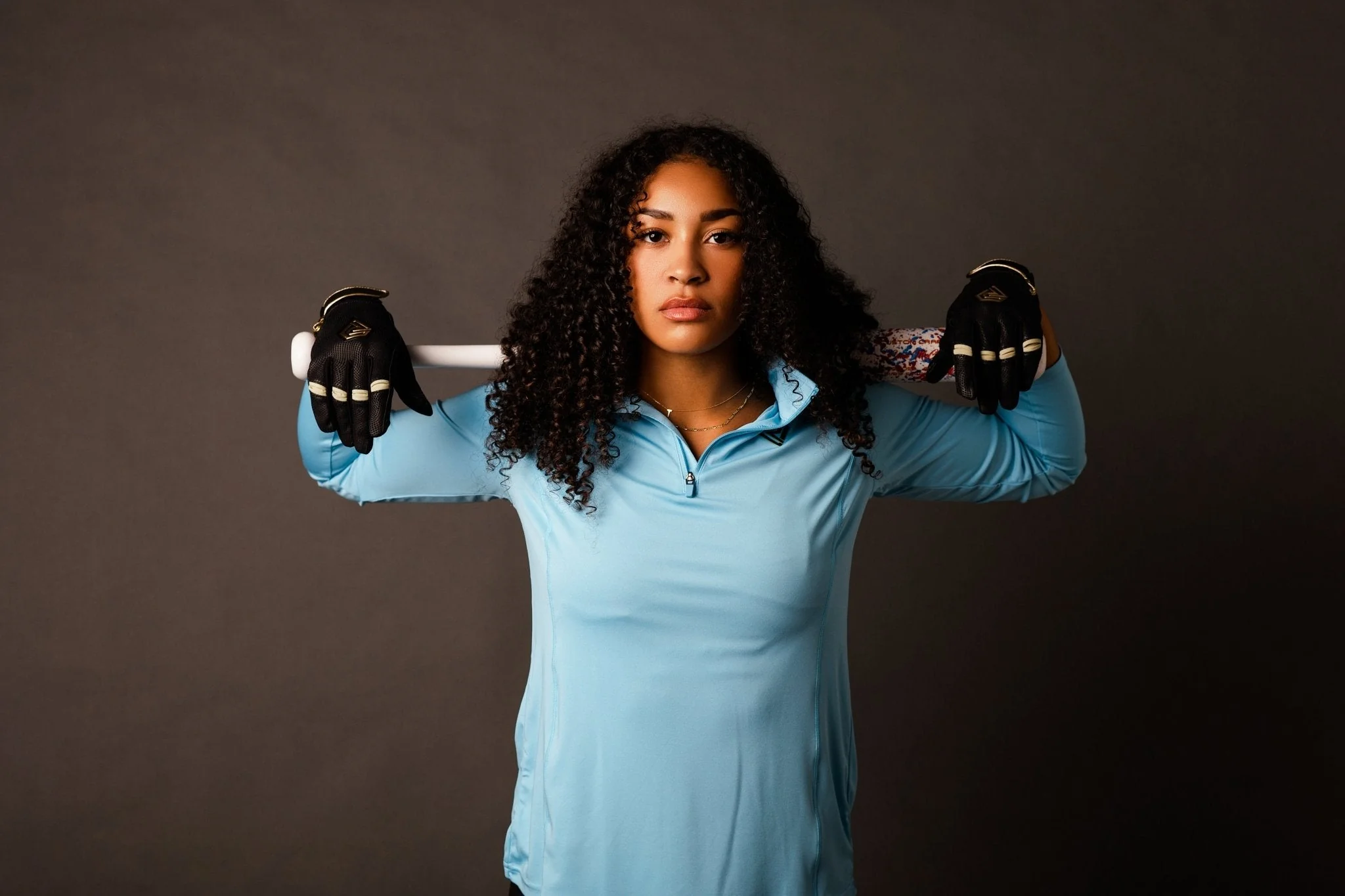 Resilient SFBL Championship Fastpitch Batting gloves - Black and Gold - Image 6