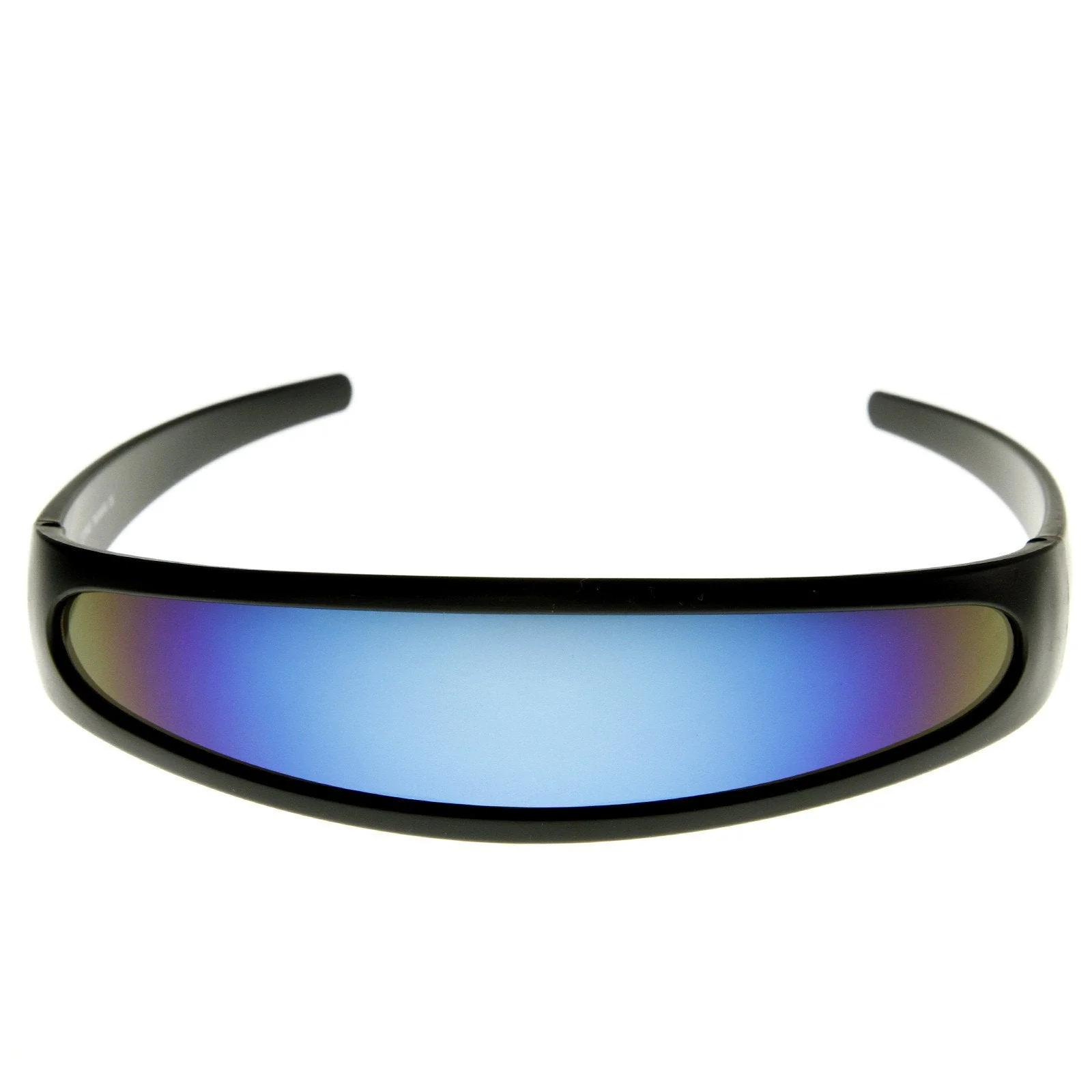 zeroUV Retro Futuristic 1980's Disco Wrap Around Space Sunglasses 8964 - Image 10