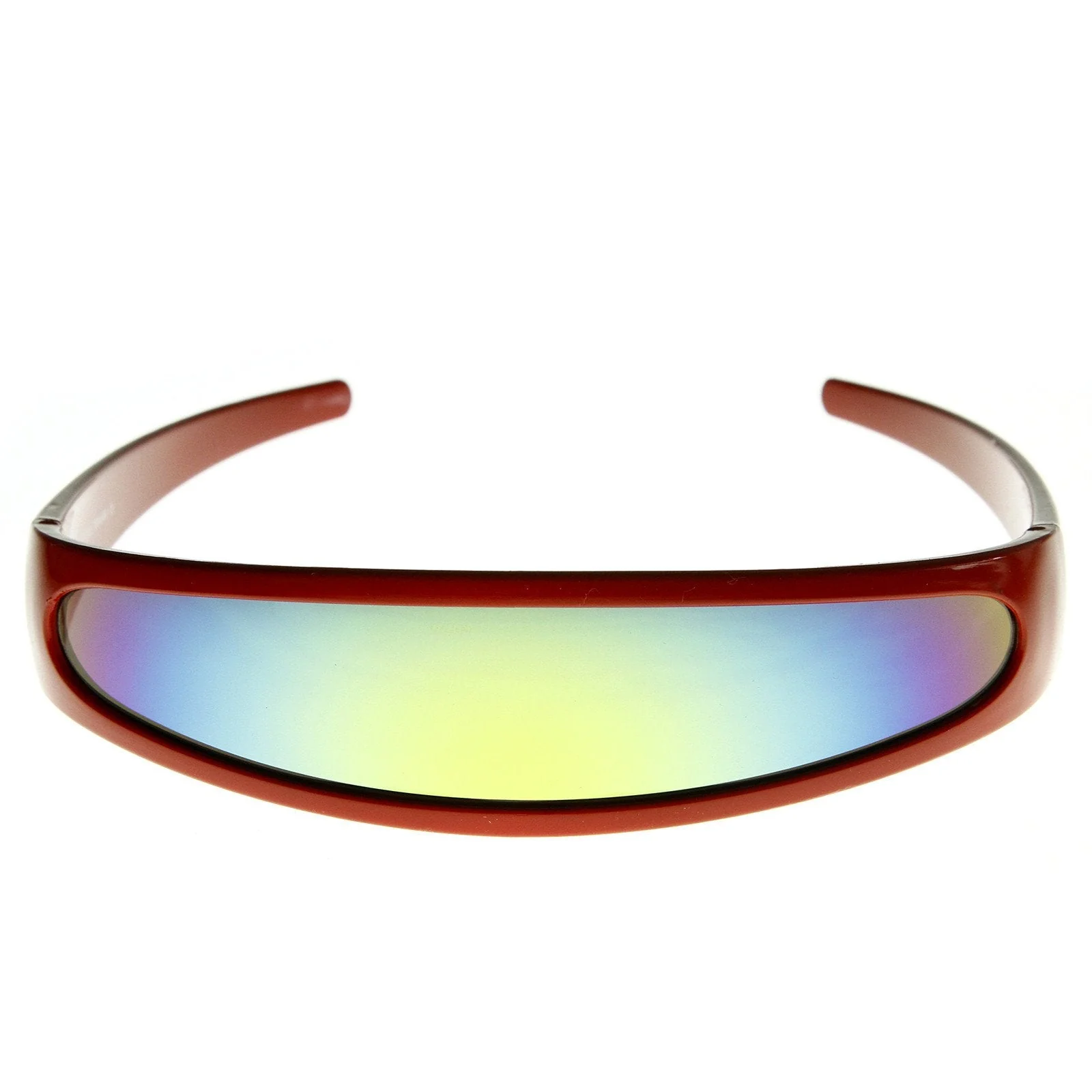 zeroUV Retro Futuristic 1980's Disco Wrap Around Space Sunglasses 8964 - Image 11