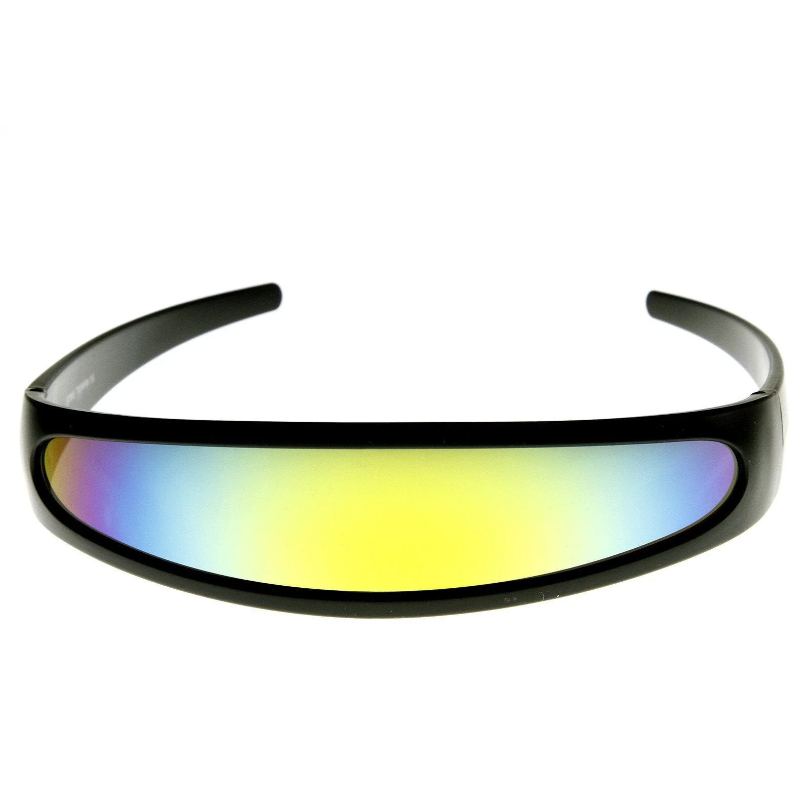 zeroUV Retro Futuristic 1980's Disco Wrap Around Space Sunglasses 8964 - Image 12