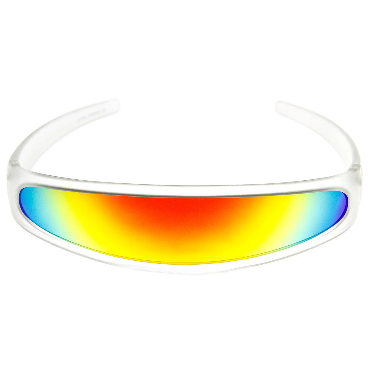 zeroUV Retro Futuristic 1980's Disco Wrap Around Space Sunglasses 8964 - Image 14