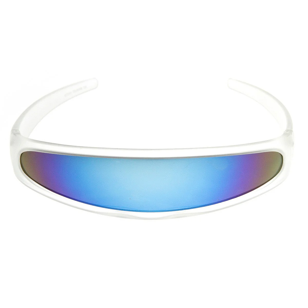 zeroUV Retro Futuristic 1980's Disco Wrap Around Space Sunglasses 8964 - Image 15