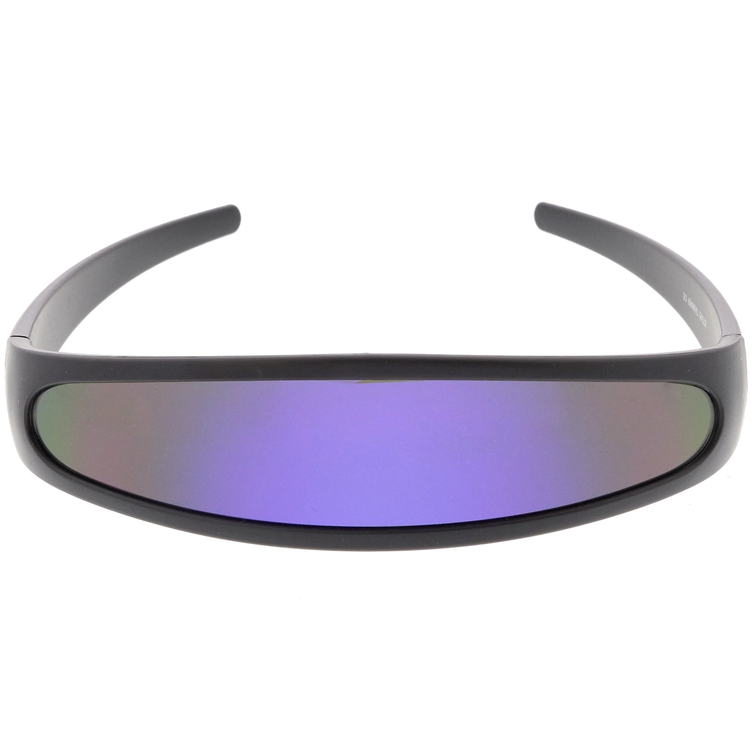 zeroUV Retro Futuristic 1980's Disco Wrap Around Space Sunglasses 8964 - Image 19