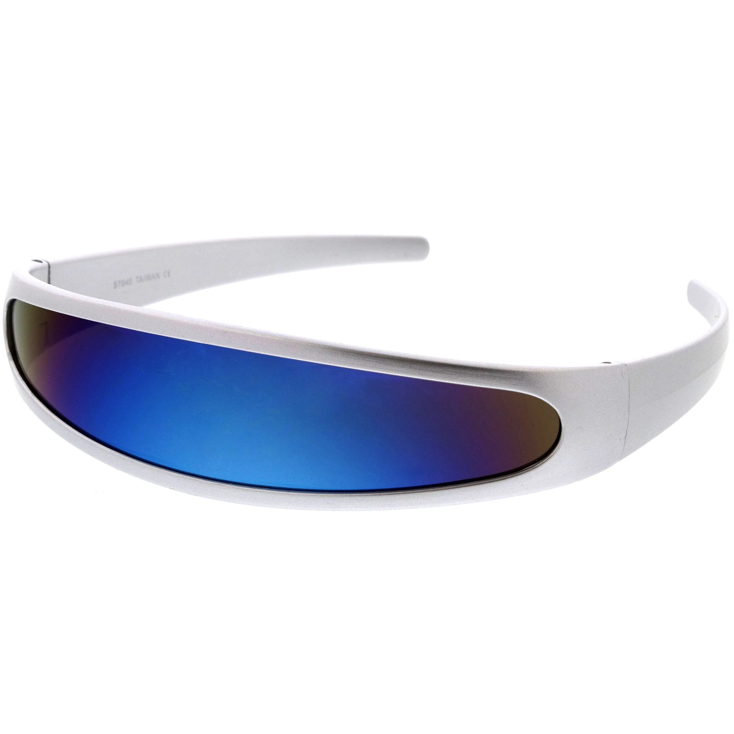 zeroUV Retro Futuristic 1980's Disco Wrap Around Space Sunglasses 8964 - Image 21