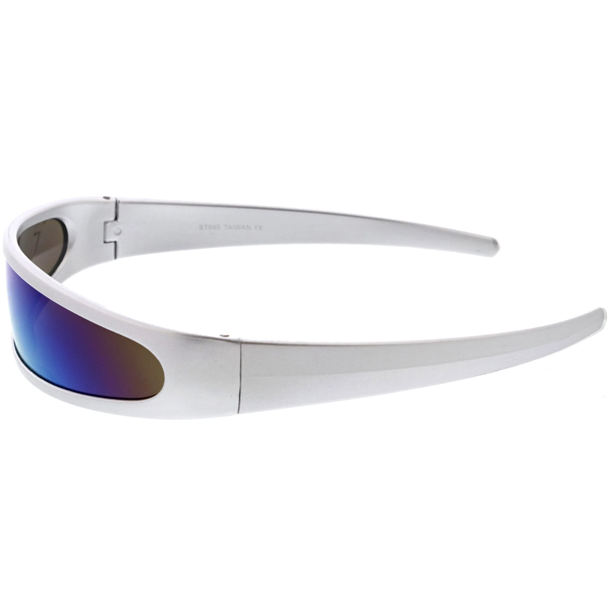 zeroUV Retro Futuristic 1980's Disco Wrap Around Space Sunglasses 8964 - Image 22
