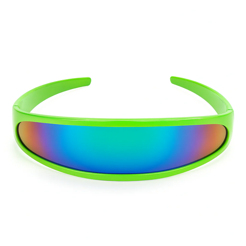 zeroUV Retro Futuristic 1980's Disco Wrap Around Space Sunglasses 8964 - Image 26