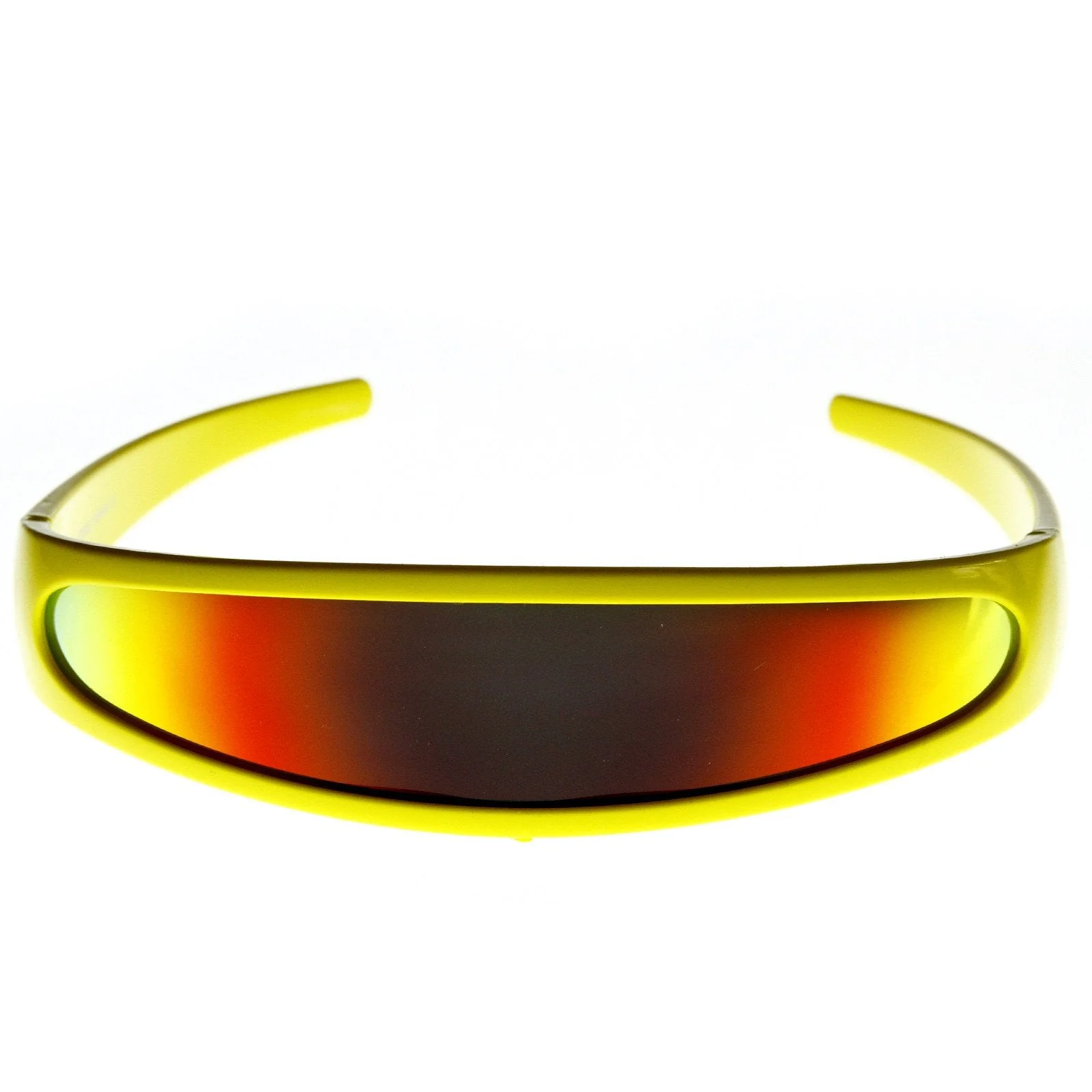 zeroUV Retro Futuristic 1980's Disco Wrap Around Space Sunglasses 8964 - Image 5