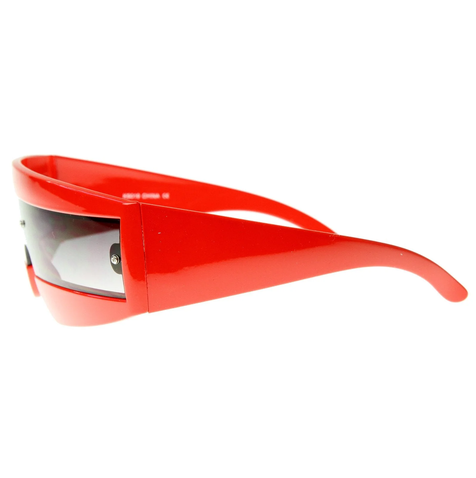 zeroUV Retro Futuristic 1980's Fashion Shield Novelty Sunglasses 8399 - Image 3