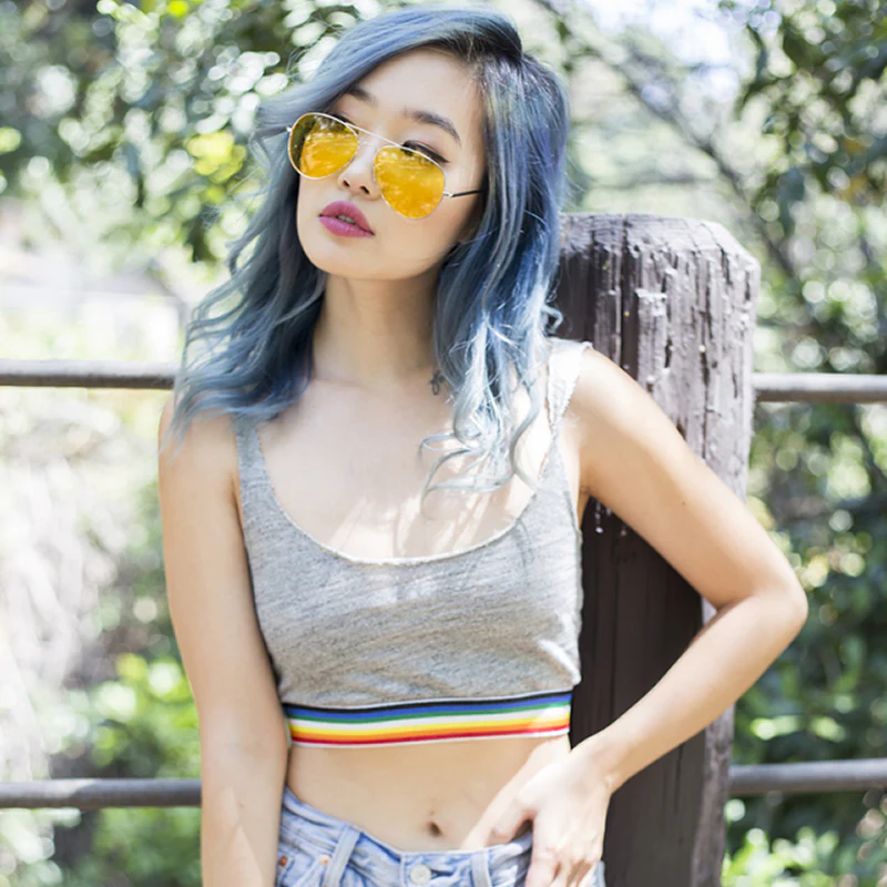 zeroUV Retro Metal Color Tinted Lens Aviator Sunglasses 8405 59mm - Image 8