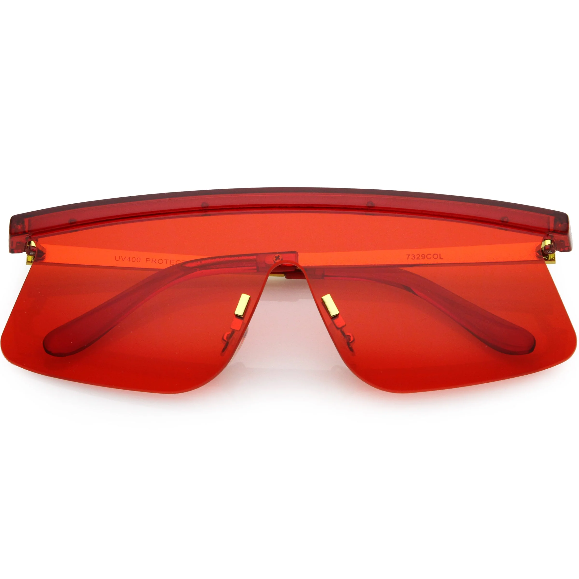 zeroUV Retro Modern Blade Cut Shield Sports Sunglasses C941