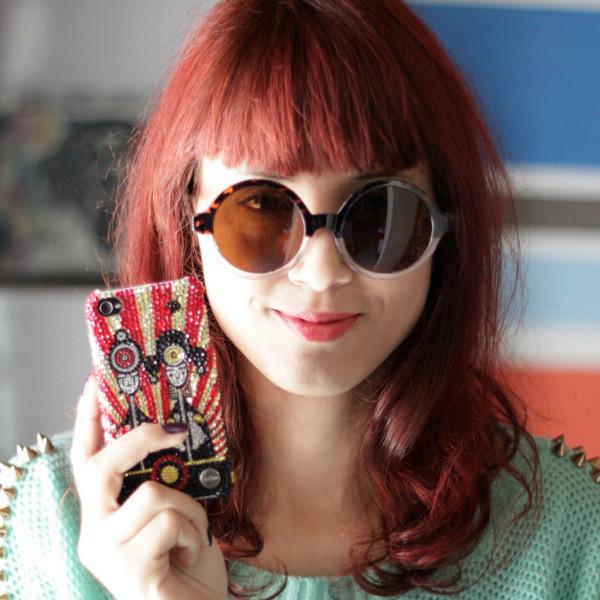 zeroUV Retro Sleek Large Round Fashion Sunglasses 8704 - Image 11