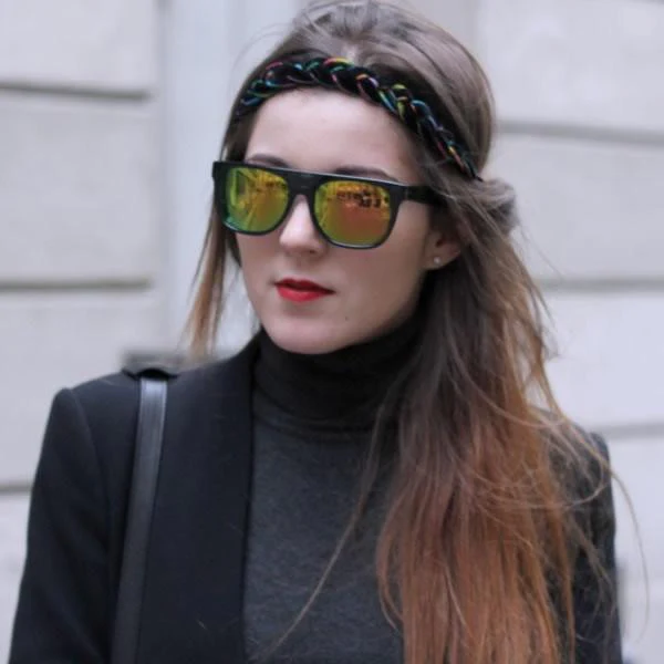 zeroUV Retro Super Flat Top Flash Mirrored Lens Sunglasses 8090 - Image 16