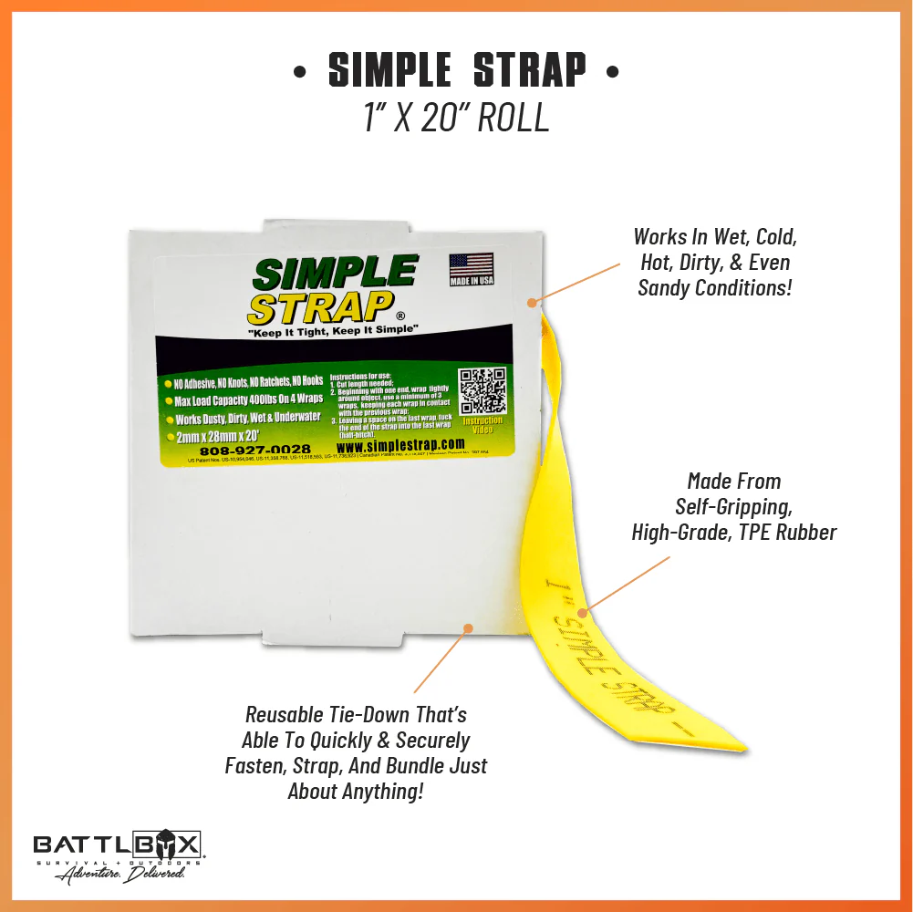 Simple Strap  1”x20’ Roll - Image 4