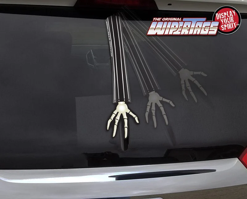 Skellington Arm Waving WiperTags - Image 2