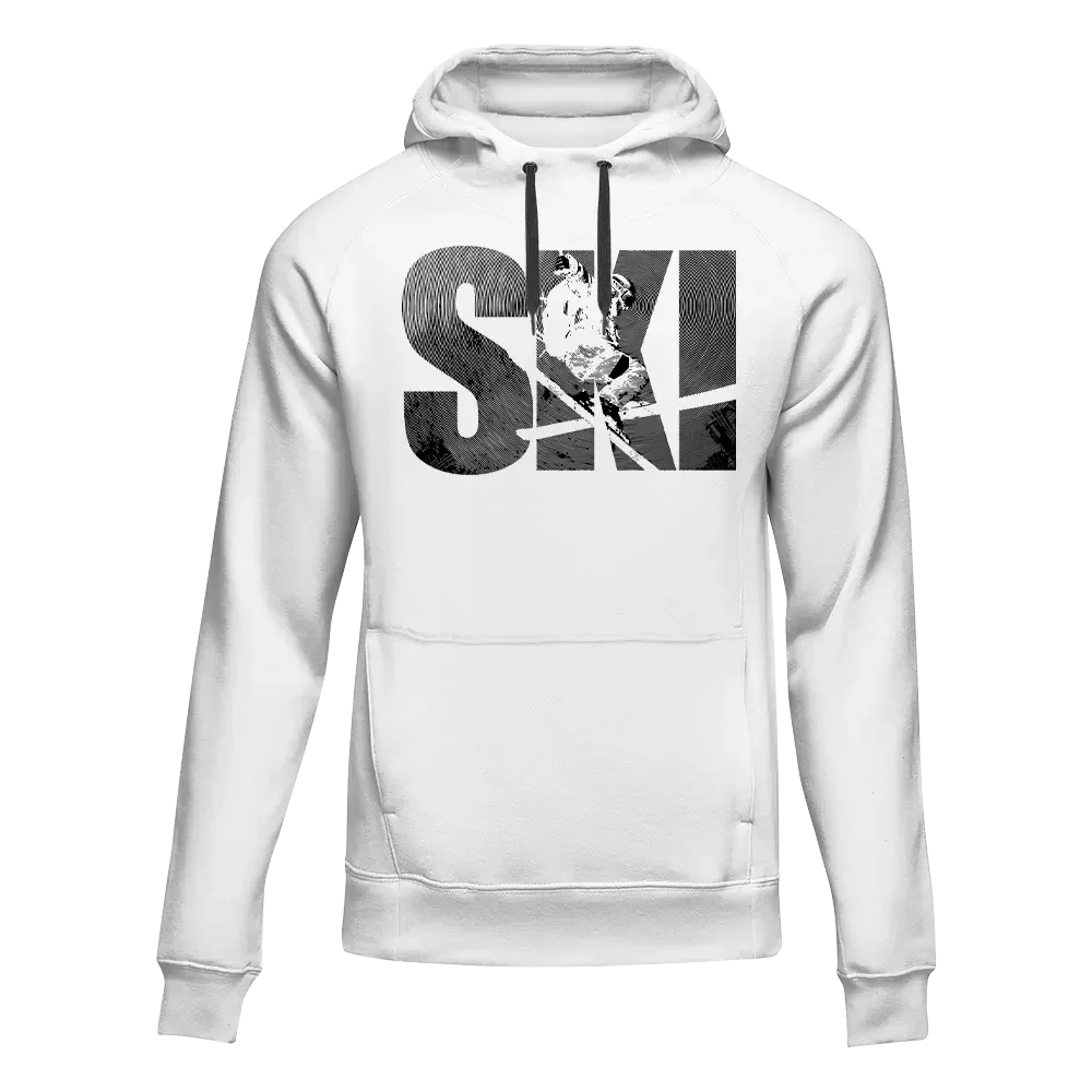 Outdoorzees Ski Adult Fleece Hoodie - Image 2
