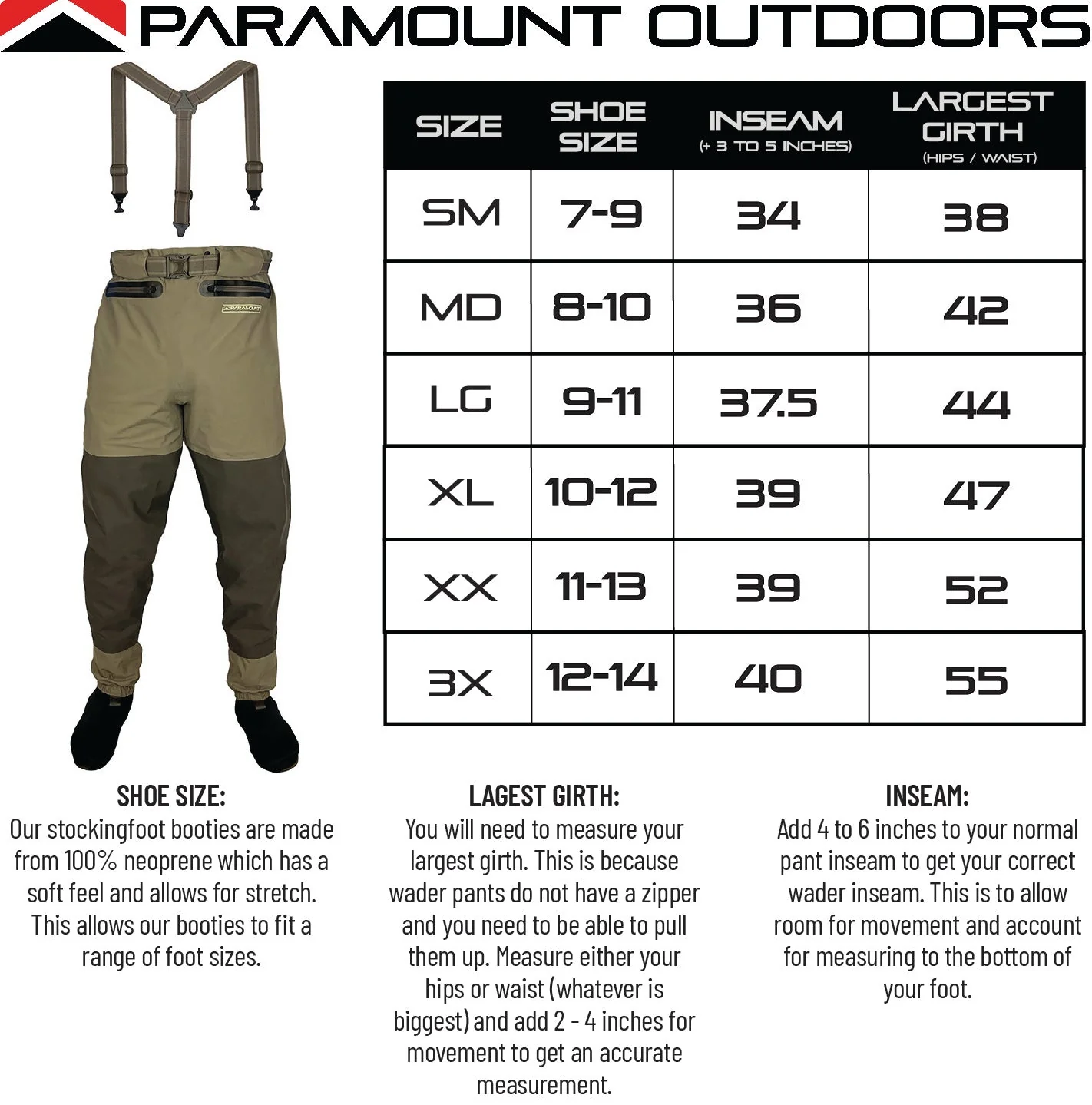 Paramount Outdoors SLATE Waist High Guide Pant - Image 4