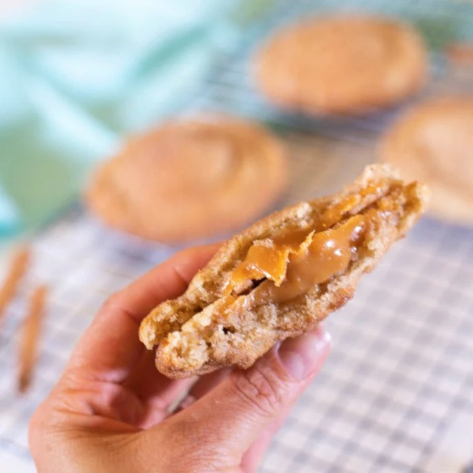 tinyB chocolate Snickerdoodle Salted Caramel LavaCookies - Image 4