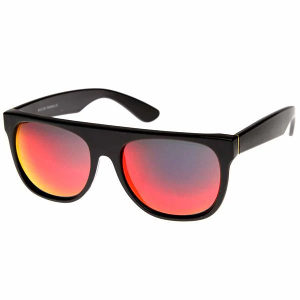 zeroUV Super Flat Top Mirrored Lens Sunglasses 8090 - Image 4