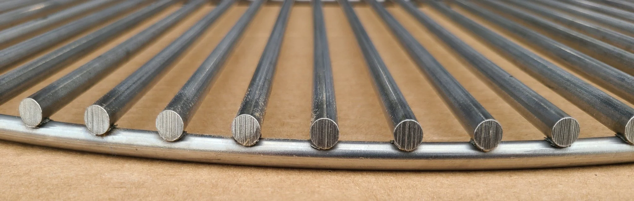 Hunsaker SUPER HEAVY DUTY FOOD GRATE FOR 26" KETTLE (0.275" STAINLESS STEEL, HEAVIER THAN 1/4") - Image 3