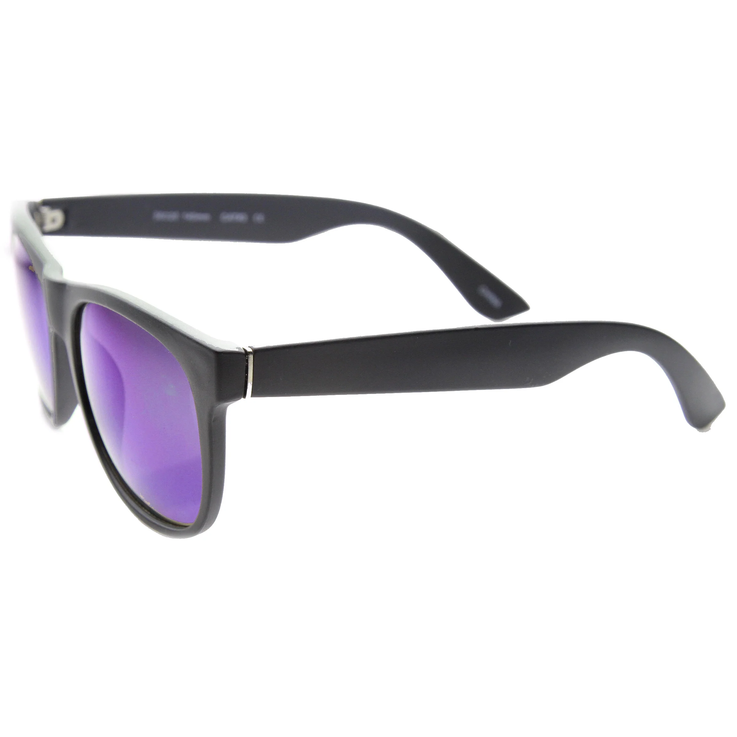 zeroUV Super Retro Hipster Horned Rim Frame Sunglasses 8693 - Image 11