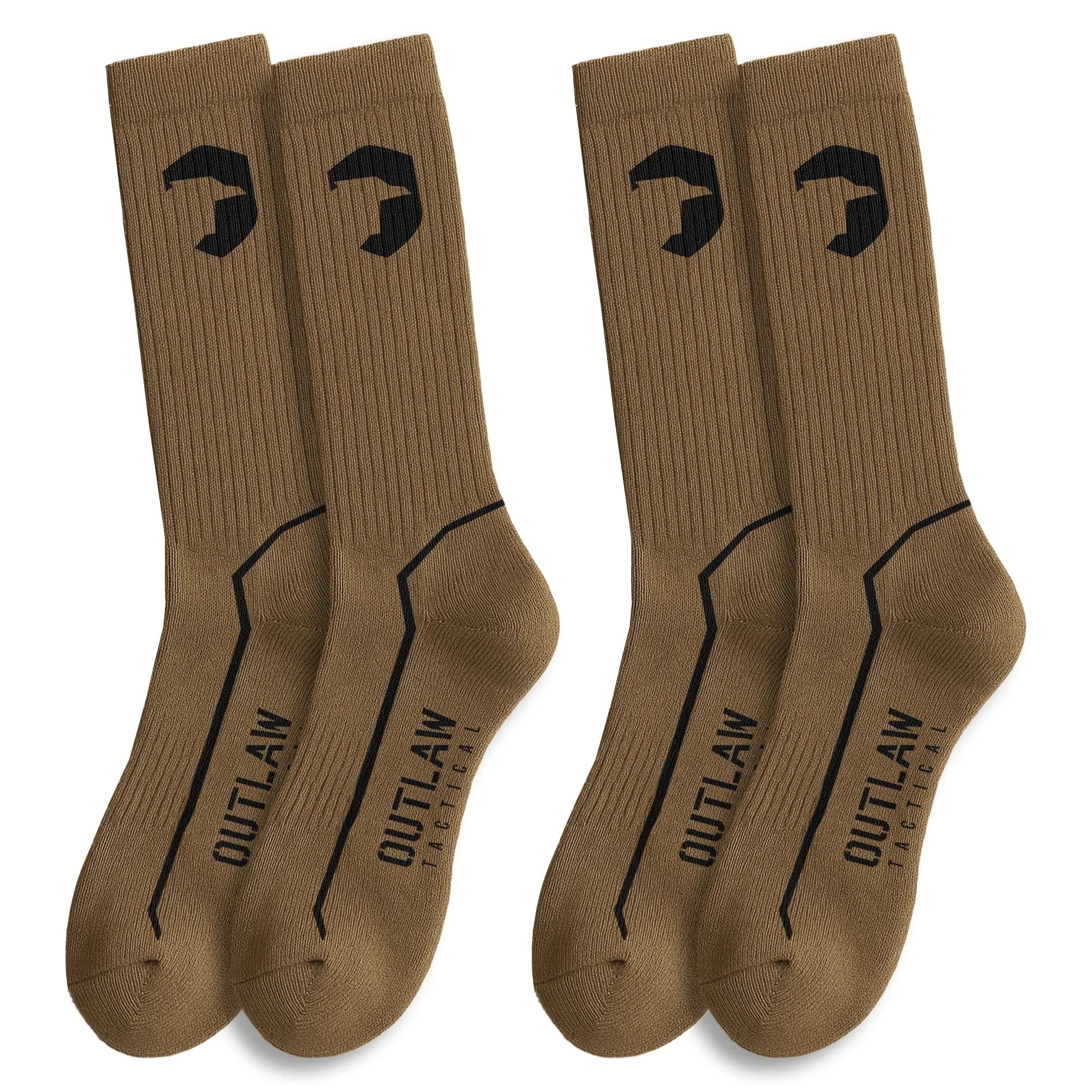 OutLaw Eyewear Tactical Merino Wool Cushion Socks - 2 Pairs