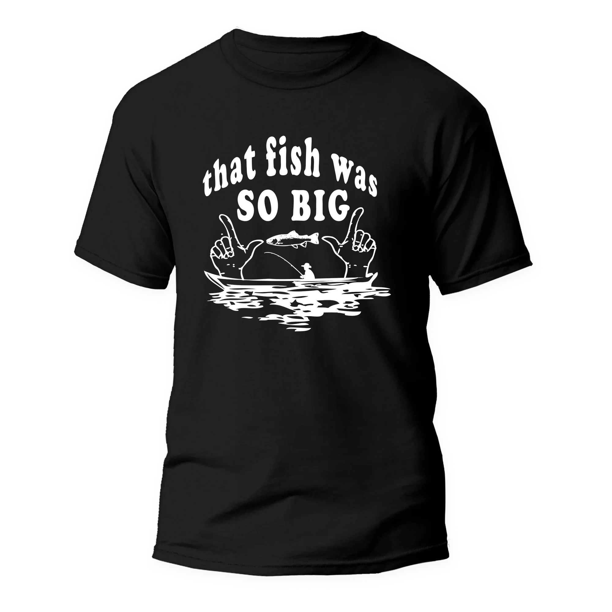 Outdoorzees That Fish Was So Big Man T-Shirt - Image 2