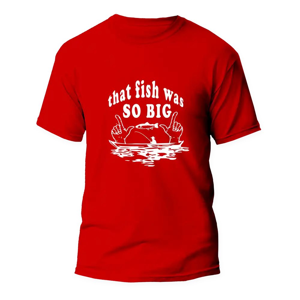 Outdoorzees That Fish Was So Big Man T-Shirt - Image 3