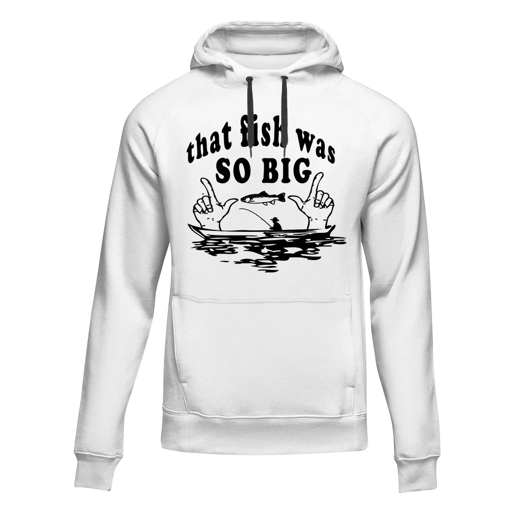 Outdoorzees That Fish Was So Big Unisex Hoodie - Image 3