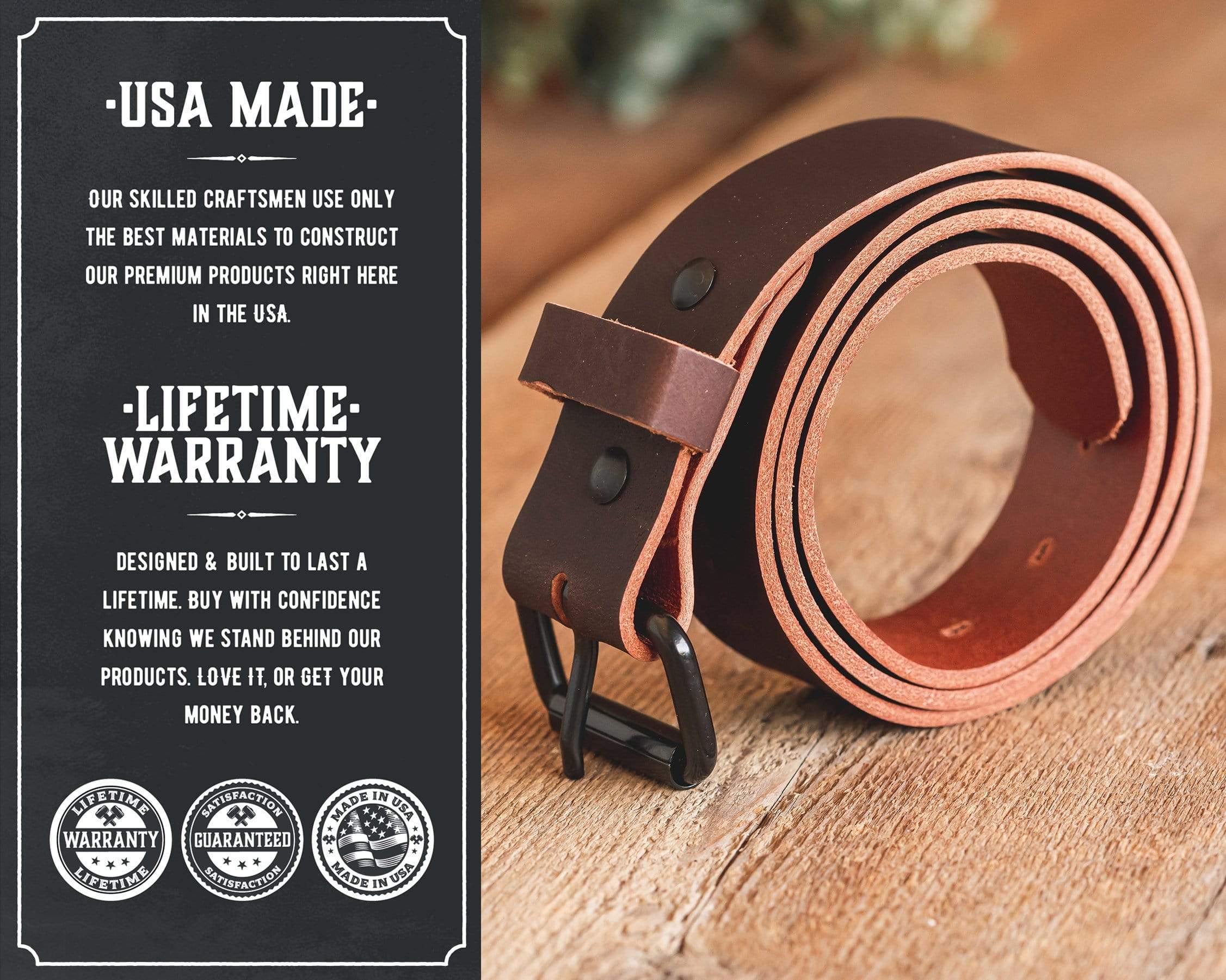 Main Street Forge - The Classic Leather Everyday Belt - Image 2
