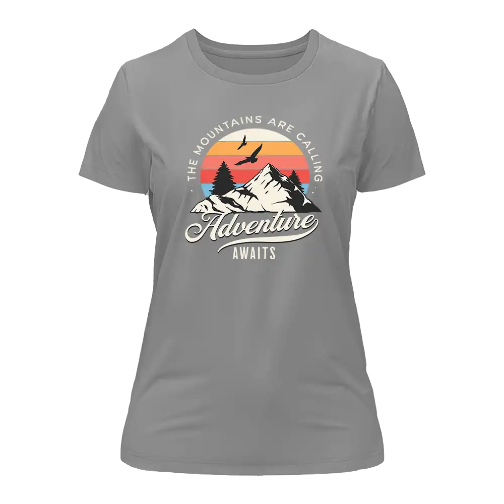 Outdoorzees The Mountains Are Calling T-Shirt for Women - Image 5