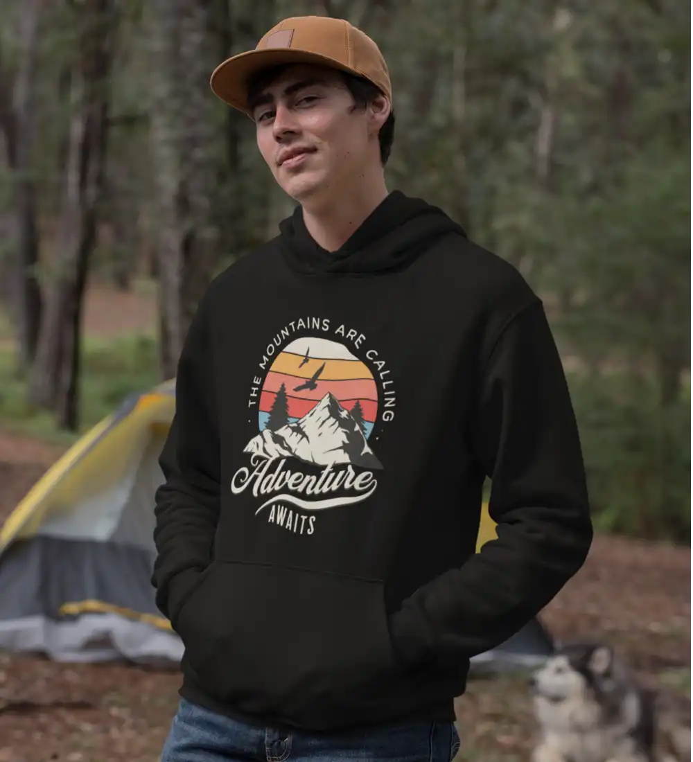 Outdoorzees The Mountains Are Calling Unisex Hoodie - Image 7