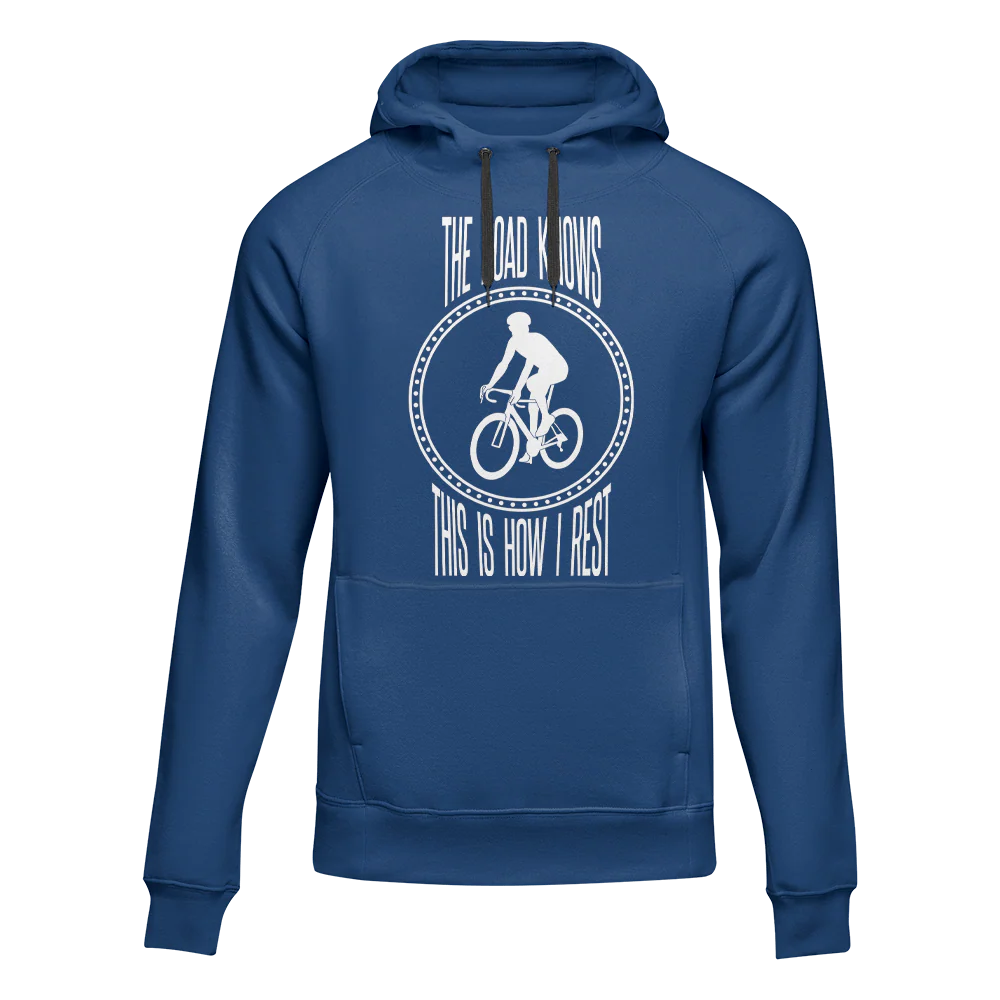 Outdoorzees The Road Knows This Is How I Rest Adult Fleece Hoodie