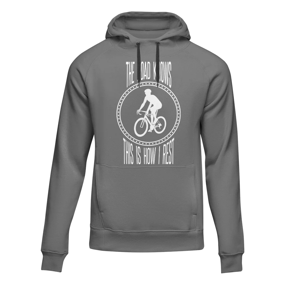 Outdoorzees The Road Knows This Is How I Rest Adult Fleece Hoodie - Image 2
