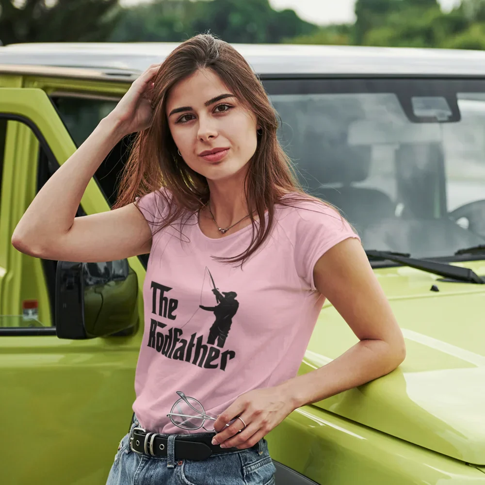 Outdoorzees The Rod Father T-Shirt for Women - Image 4