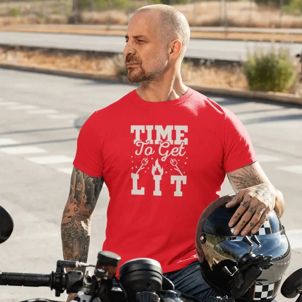 Outdoorzees Time to Get Lit Man T-Shirt - Image 2