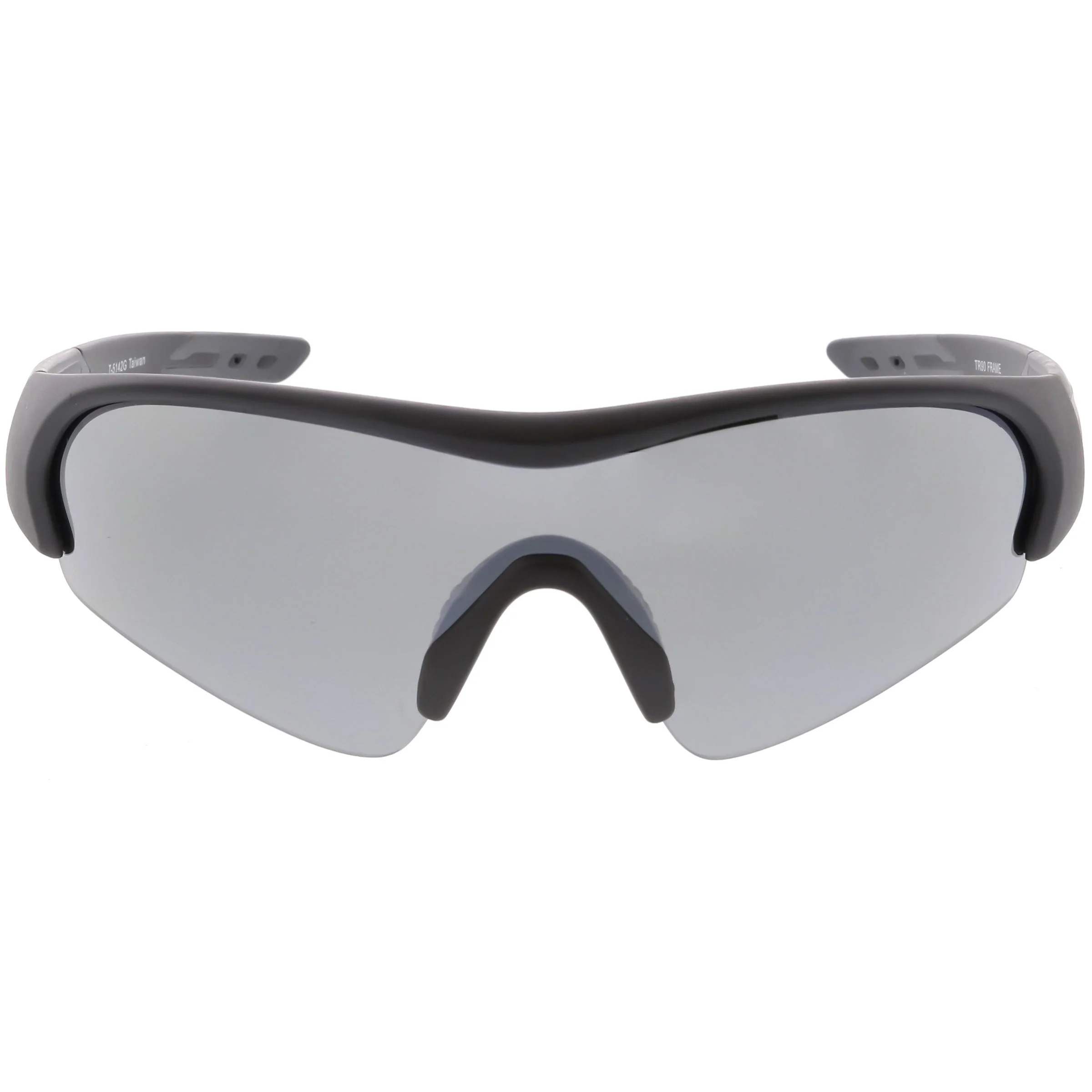 zeroUV TR-90 Performance Wrap Around Half Frame Sunglasses C798 - Image 2