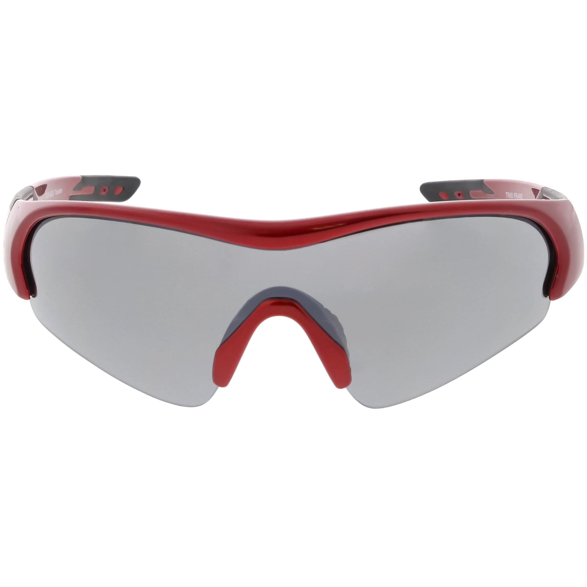 zeroUV TR-90 Performance Wrap Around Half Frame Sunglasses C798 - Image 3